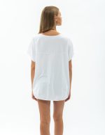 Bluză din bumbac cu colier - imagine 4