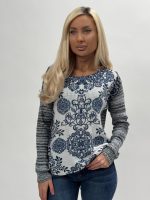 Pulover imprimat baroc