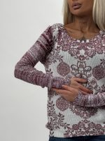 Pulover imprimat baroc - imagine 12