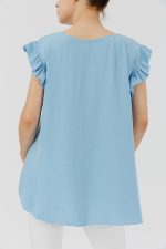 Bluză cu volane și colier - imagine 11