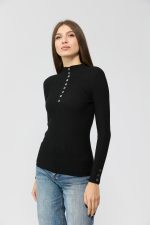 Pulover rigat cu 9 nasturi - imagine 6