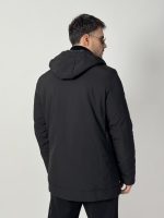 Jachetă impermeabilă cu glugă și închidere ascunsă - imagine 4