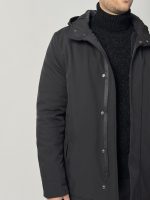 Jachetă impermeabilă cu glugă și închidere ascunsă - imagine 5