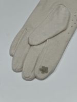 Manușă din tricot cu blană - imagine 3