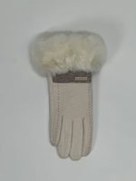 Manușă din tricot cu blană - imagine 4