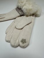 Manușă din tricot cu blană - imagine 5