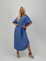 Rochie vaporoasă cu mânecă scurtă - imagine 13