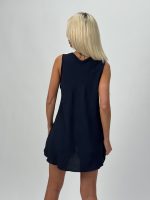 Top cu decolteu rotund și colier - imagine 19