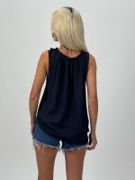 Top cu elastic la gât și colier - imagine 10