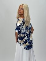 Bluză imprimată cu model floral - imagine 6