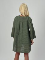 Cămașă din in cu 5 nasturi - imagine 23