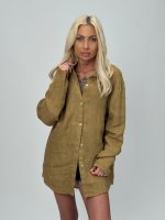 Cămașă din in - imagine 15