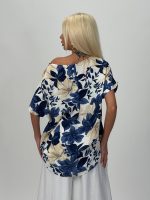 Bluză imprimată cu model floral - imagine 7