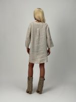 Cămașă din in cu 5 nasturi - imagine 12