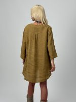 Cămașă din in cu 5 nasturi - imagine 17