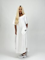 Rochie vaporoasă cu mânecă scurtă - imagine 18