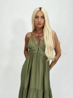 Rochie lungă cu bretele - imagine 23
