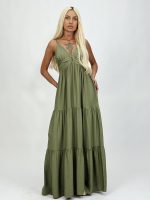 Rochie lungă cu bretele - imagine 20