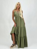 Rochie lungă cu bretele - imagine 22