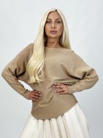 Pulover raglan cu lurex - imagine 2