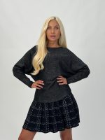 Pulover raglan cu lurex - imagine 5