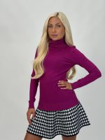 Pulover helancă basic - imagine 17