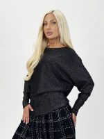 Pulover raglan cu lurex - imagine 7