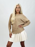 Pulover raglan cu lurex