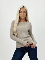 Pulover rigat cu lurex