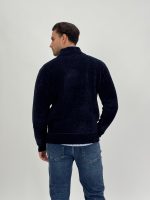 Pulover plușat cu fermoar lung - imagine 16