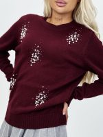 Pulover accesorizat cu ștrasuri și perle - imagine 10