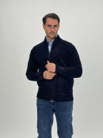 Pulover plușat cu fermoar lung - imagine 14