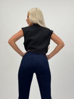 Pantalon slim fit cu push-up - imagine 11