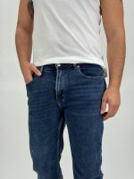 Jeans drept albastru - imagine 5