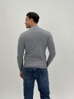 Pulover din tricot cu fermoar lung - imagine 16