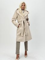 Palton cu glugă și cordon - imagine 2