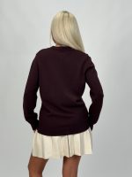 Pulover accesorizat cu ștrasuri și perle - imagine 19