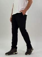 Pantalon negru plușat - imagine 3