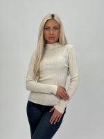 Pulover maletă din jerse rigat cu lurex - imagine 6