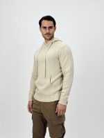 Pulover din tricot cu glugă - imagine 7