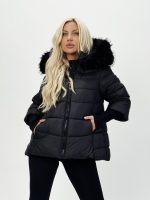 Jachetă din fâș cu mâneci din tricot