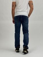 Jeans drept albastru - imagine 4