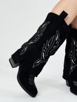 Ciocate midi cu dublură brodată - imagine 5