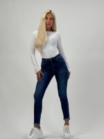 Jeans | Blug slim fit cu push-up - imagine 2