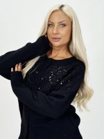 Pulover cardigan accesorizat - imagine 8