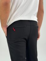 Pantalon negru plușat - imagine 6