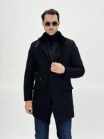 Palton din stofă dublat - imagine 5