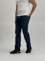 Jeans drept albastru - imagine 3