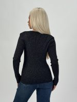 Pulover rigat cu lurex - imagine 5