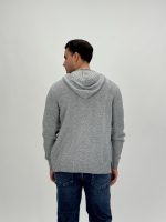 Pulover cardigan cu glugă - imagine 13